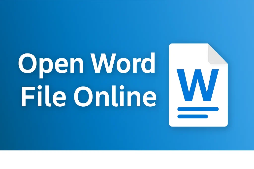 Open Word File Online